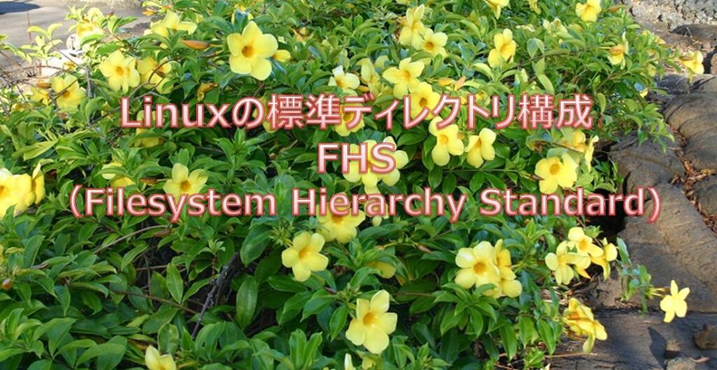 Linuxのディレクトリ構成(FHS(Filesystem Hierarchy Standard)) Linuxのディレクトリ構成(FHS(Filesystem Hierarchy Standard))