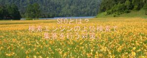 SEOとは？検索エンジンの上位検索で集客を行う対策。